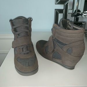 Wedge Heeled tennis shoes